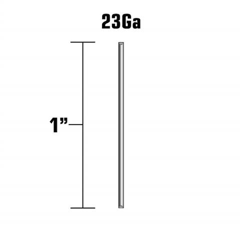 Metabo HPT 23002SHPT 1 in. 23-Gauge Galvanized Headless Micro Pin Nails (2,000-Pack)