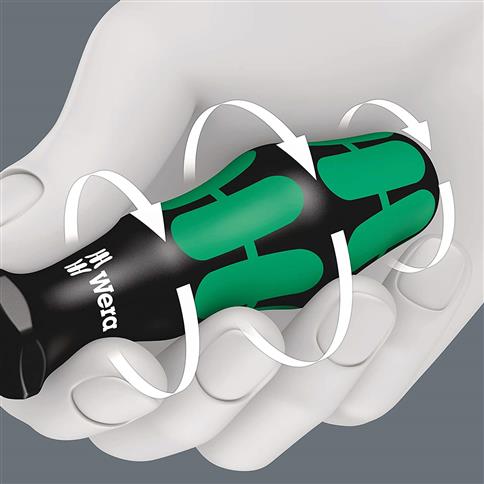 Wera 05105650001 334/6 Kraftform Plus Screwdriver Set with Rack (6-Piece)