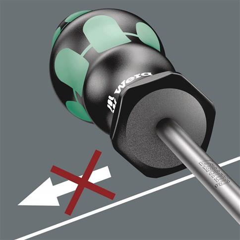 Wera 05105650001 334/6 Kraftform Plus Screwdriver Set with Rack (6-Piece)