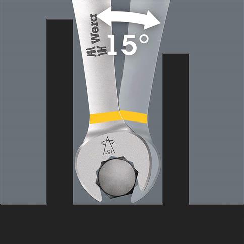 Wera 05020220001 6003 Joker 1/4 in. Imperial Combination Wrench