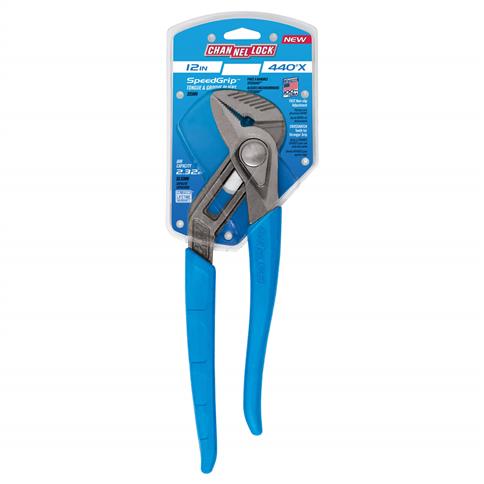 CHANNELLOCK 440X 12 in. SPEEDGRIP Straight Jaw Tongue and Groove Plier