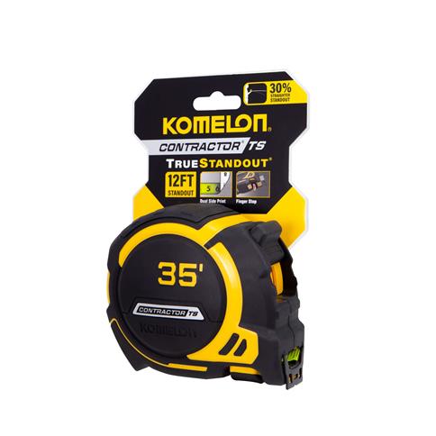 Komelon Contractor TS 35ft, 1-1/4in. wide blade Tape Measure