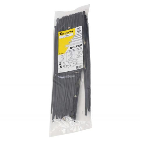 E14500C 14 in. 50 lb. UV Black General Purpose Cable Ties (100-Pack)