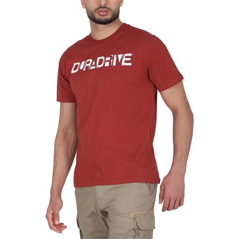 Duradrive Overlap Print Short Sleeve Crew Neck T-shirt