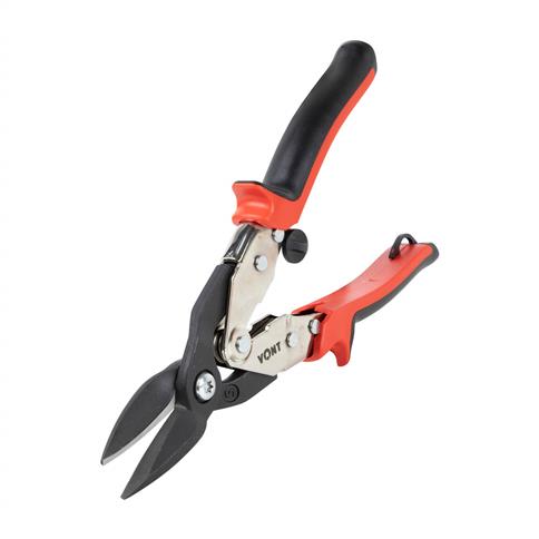 VONT 10 in. Straight-Cut High-Leverage Aviation Snip