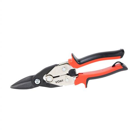 VONT 10 in. Straight-Cut High-Leverage Aviation Snip