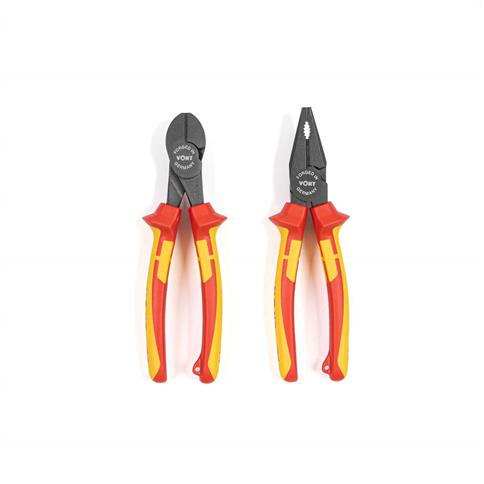 VONT Insulated High Leverage Plier & Cutter 2-piece Set