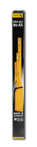 STABILA 29840 Proset Level Set 48", 24" & 12" w/ Carrying Case