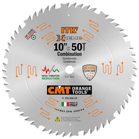 CMT 256.050.10 ITK 10in. x 50T Wood Saw Blade