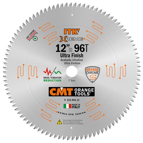 CMT 255.096.12 ITK WOOD SAW BLADE 12" X 96T
