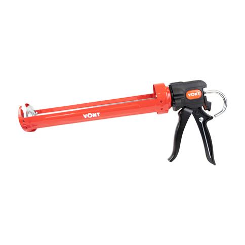 VONT 900mL Single 26:1 Heavy-Duty High-Thrust Cartridge Manual Caulking Sealant Gun