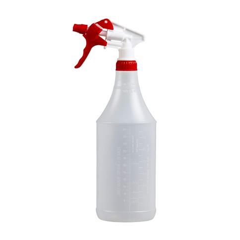 M2 32 oz. Refillable Plastic Spray Bottle with Trigger 