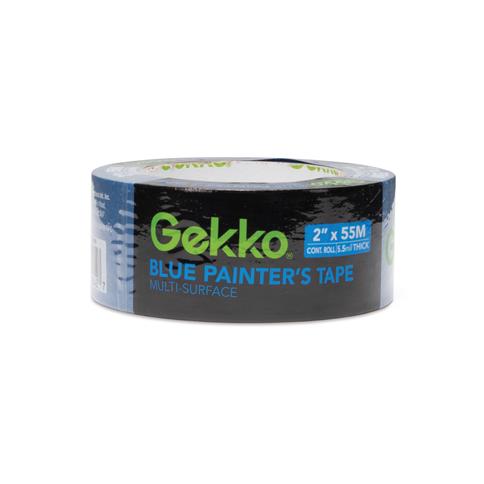 Gekko 2 in. x 180 ft. Blue Masking Painter's Tape 