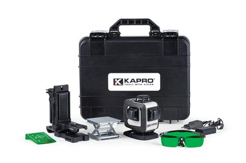 Kapro 884G Electronic Green 4D with Extra 360 Horizontal Ground Beam Laser