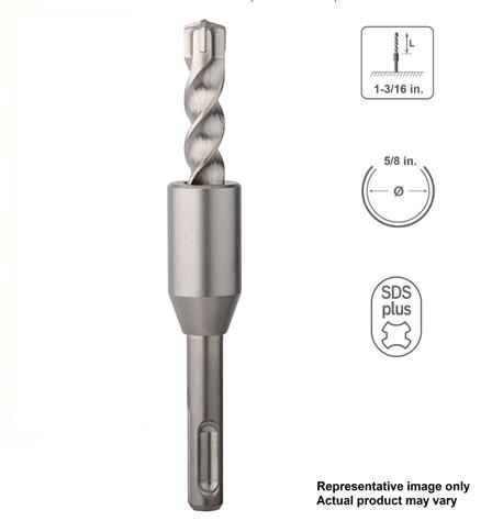 SABERCUT 5/8 In. x 1-3/16 In. SDS Plus 3 Cutter Stop Bit