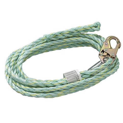 PEAKWORKS VL-1125-25 LIFELINE WITH REBAR HOOKS 25 FEET