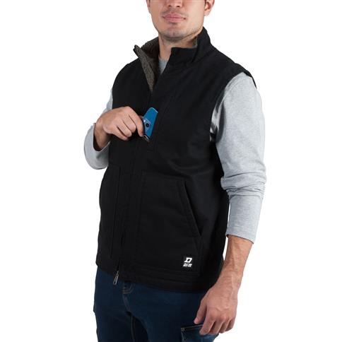 SHERPA Washed Duck Mock-Neck Vest