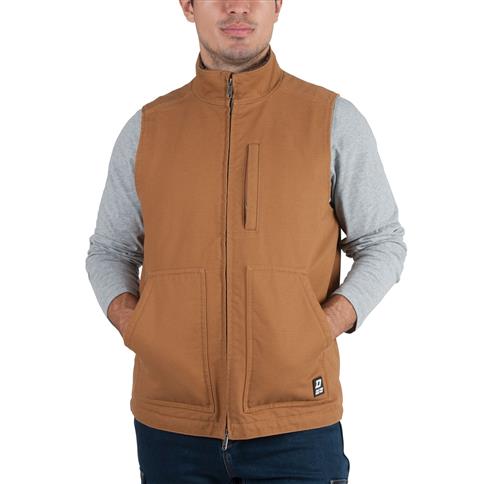 SHERPA Washed Duck Mock-Neck Vest