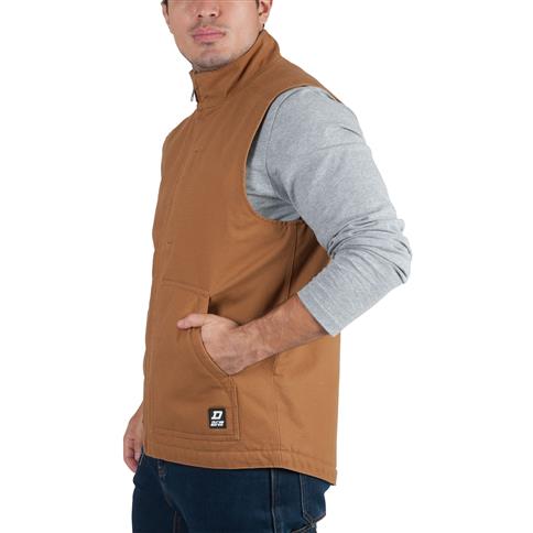 SHERPA Washed Duck Mock-Neck Vest