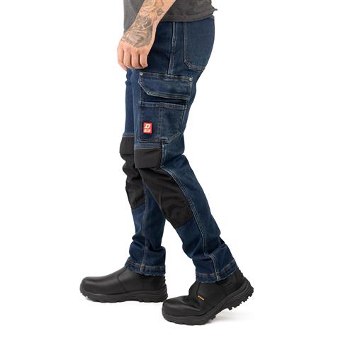 Maverick Fleece Lined Work Jeans With Knee-Pad Pockets