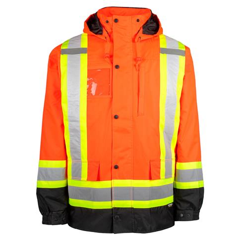 TERRA 7-In-1 Hi-Vis Insulated Waterproof Jacket