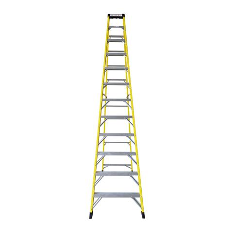 DuraDrive 12 ft. Type 1A 300 lb. Fiberglass Step Ladder