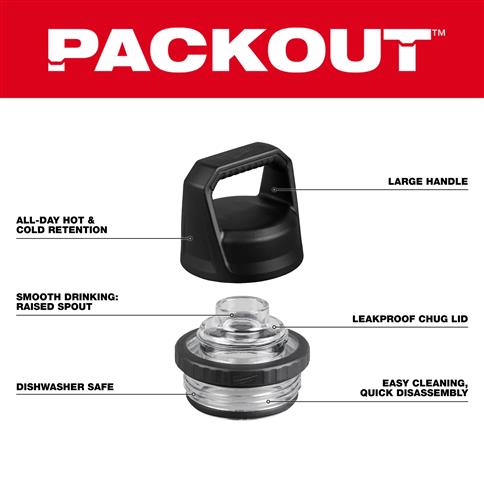 MILWAUKEE 48-22-8388 PACKOUT Chug Lid 