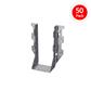 SIMPSON Strong-Tie LU28-2L Double 2 in. x 8 in. 20-Gauge G90 Galvanized Double-Shear Face-Mount Joist Hanger (50-Pack)