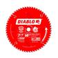 Freud Diablo D0760A 7-1/4 in. 60-Tooth High Density Carbide Tipped Ultra Finish Wood Cutting Saw Blade