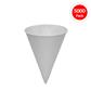 4 oz. White Rolled Brim Paper Cone Cup (5,000-Pack)