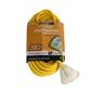  DuraDrive 50 ft. 12/3 SJTW Lighted Triple Tap Power Extension Cord