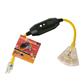 DuraDrive 2 ft. 12/3 AWG GFCI Lighted Triple Tap Power Extension Cord