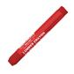 DIXON 52000 4-1/2 in. Wet & Dry Red Hexagonal Lumber Crayons (12-Pack)