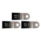 FEIN 63502133270 1-3/8 in. x 2 in. STARLOCK E-Cut Precision Bi-Metal Wood Oscillating Multi-Tool Saw Blade (3-Pack)