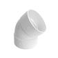 Royal Pipe 4 in. PVC 45-Degree Elbow, Hub x Hub