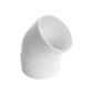 Royal Pipe 4 in. PVC 45-Degree Elbow, Spigot x Hub