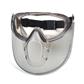 Pyramex GG504TSHIELD CAPSTONE SHIELD Clear H2X Anti-Fog Lens Goggles with Impact Protection Face Shield