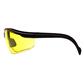 Pyramex SB1830S Venture ll Black Frame Safety Glasses with Amber Lens