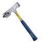 Estwing E3-CA 2.63 lbs. x 12-1/2 in. Milled Checkered Face BLUE SHOCK REDUCTION GRIP Solid Steel Shingler Hammer with Cutting Blade and Gauge
