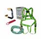 DuraDrive 30 ft. Lifeline CSA Standard 3-Point Full Body Harness and Lanyard Roofer Kit