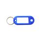 Canaropa Blue Plastic Key Identification or Label Holder Tags with Split Ring (100-Pack)