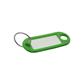 Canaropa Green Plastic Key Identification or Label Holder Tags with Split Ring (100-Pack)