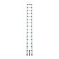 Metaltech E-LAD15T1 Aluminum Telescopic Ladder