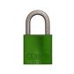 ABUS 72IB/40-KA 1-1/2 in. Body x 1 in. Shackle Green Aluminium Keyed Alike Padlock