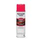 Rust-Oleum 264702 17 oz. M1400 Fluorescent Pink Water-Based Upside-Down Construction Marking Spray Paint