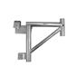 DuraDrive 12 in. Silver Galvanized Scaffold Side Bracket Hanger