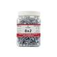 H Paulin #8 x 2 in. Zinc Coated Flat Head Square Drive Particle Board Screws (400-Jug)