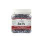 H Paulin #8 x 3/4 in. Zinc Coated Flat Head Square Drive Particle Board Screws (1,000-Jug)