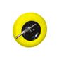 ERIE E-9000268 #8 Yellow Solid Wheelbarrow Wheel Kit with Axle and Bearings for ERIE 1038 Wheelbarrow