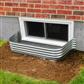 CONQUEST STEEL 74 in. x 22 in. x 22 in. Corrugated Window Well